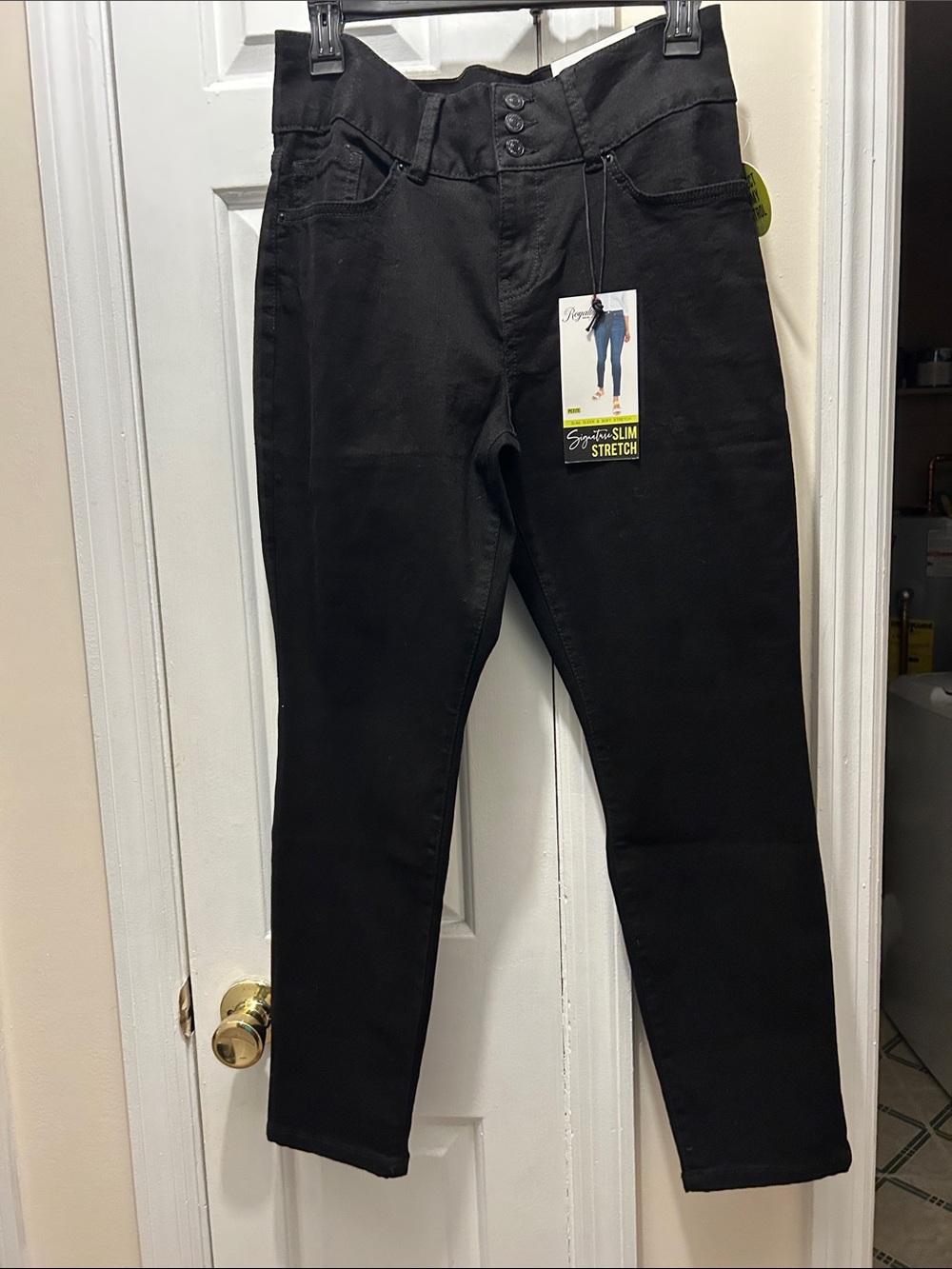 Royalty For Me Black High-Rise Skinny Stretch Pants